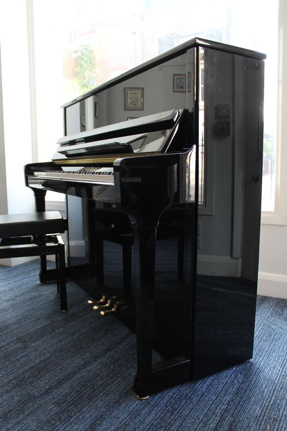 Schimmel C121T Upright Piano in Black Polyester