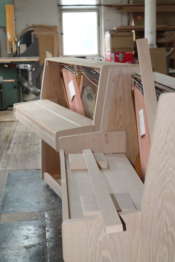 upright piano production