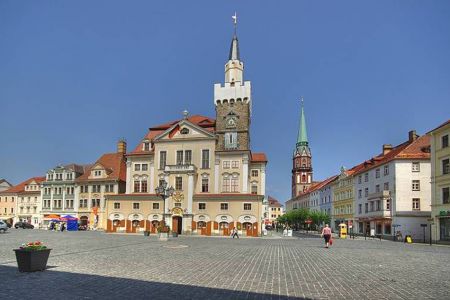 Löbau old market place