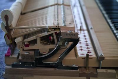 Schimmel grand piano action