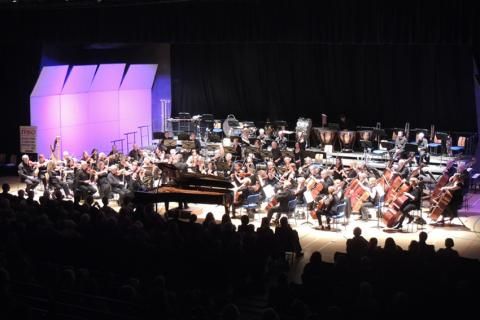 Tom Poster with the Maidstone Symphony Orchestra