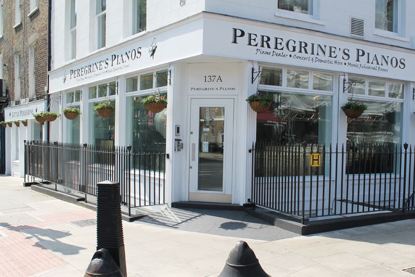Peregrine's Pianos Shopfront Peregrine's Pianos Shopfront